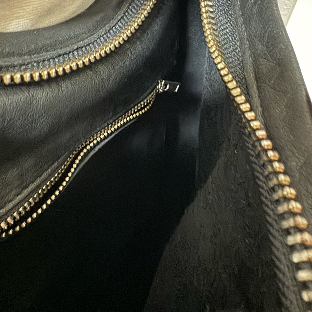 COS black leather modern minimalist hobo large NWT - Picture 8 of 12